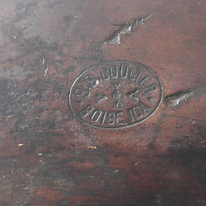 Antique S.B Coulter Highback Cowboy Saddle