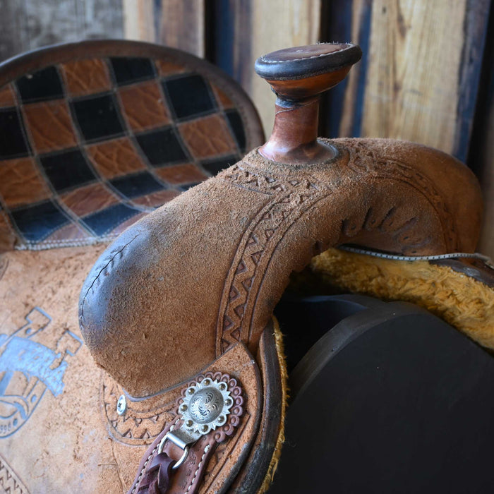 14" USED SLONE ALL AROUND TROPHY SADDLE
