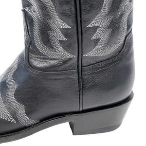 Lucchese Black Cow Vamp Stitch Western Boot WOMEN - Footwear - Boots - Booties LUCCHESE BOOT CO.