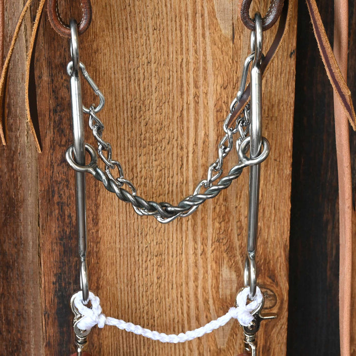 Twisted Wire Snaffle Gag Bridle Rig w/All New Leather