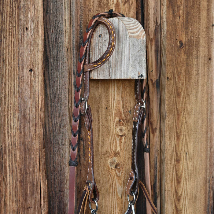 Twisted Wire Snaffle Gag Bridle Rig w/All New Leather