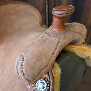 14.5" USED G&C TEAM ROPING SADDLE