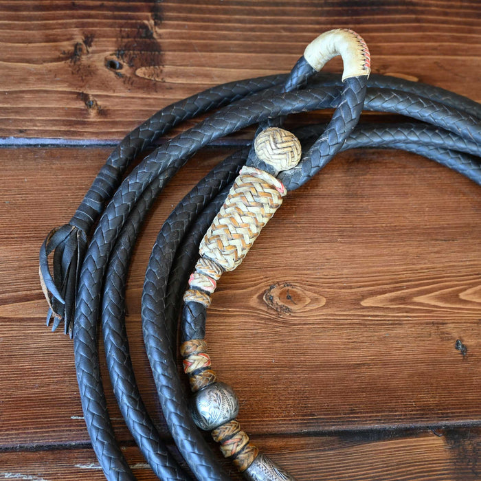 Vintage leather & Rawhide Set Hobbles & Rope