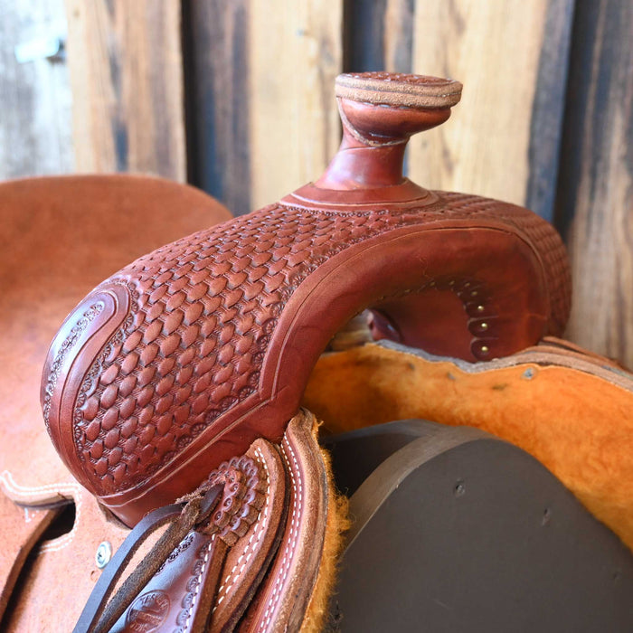 15" TESKEY'S STRIP DOWN RANCH SADDLE