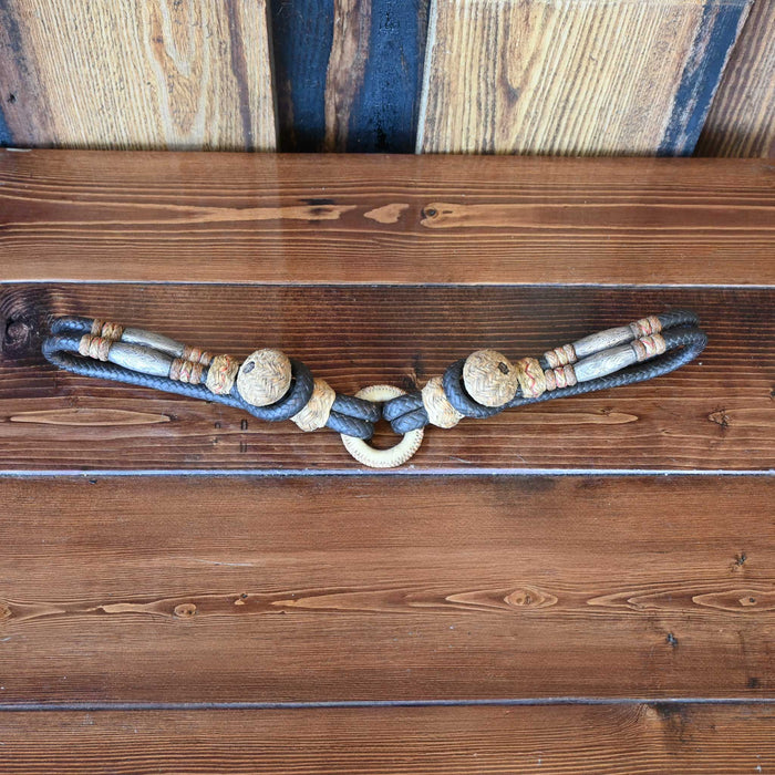 Vintage leather & Rawhide Set Hobbles & Rope