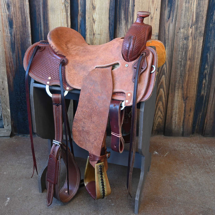 15.5" TESKEY'S STRIP DOWN RANCH SADDLE