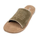 Roper Women's Hampton Green Cow Suede Slide Sandal WOMEN - Footwear - Sandals Roper Apparel & Footwear
