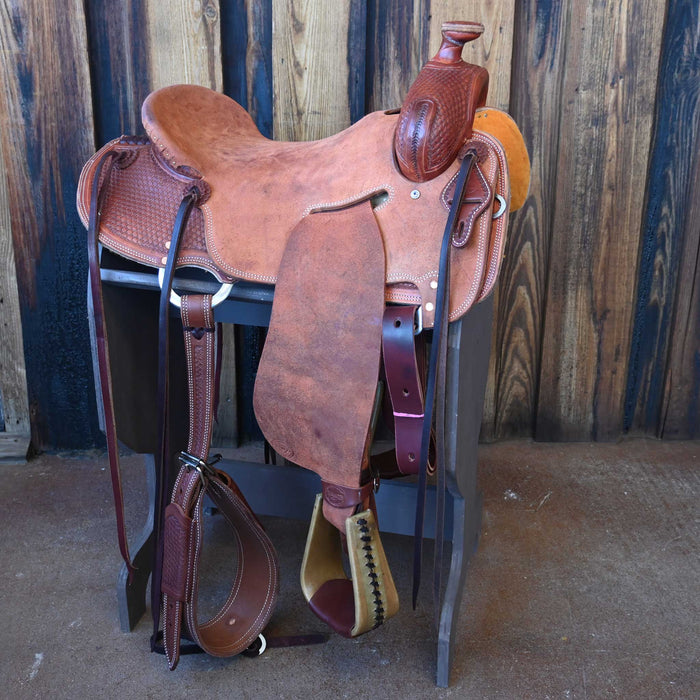 16" TESKEY'S STRIP DOWN RANCH SADDLE