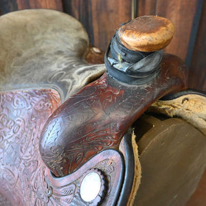 16" USED COWBOY TUFF TEAM ROPING SADDLE