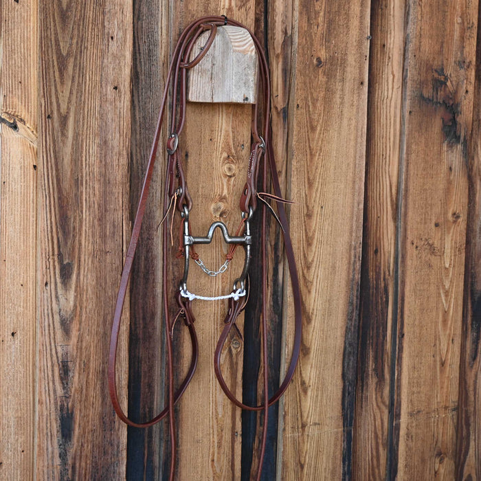 Cow Horse Supply Solid Port Bridle Rig w/All New Leather