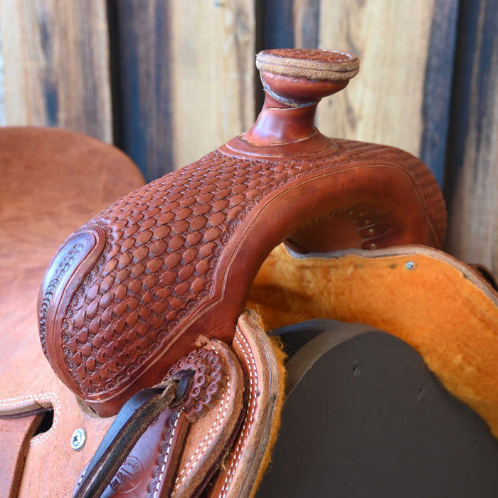 16" TESKEY'S STRIP DOWN RANCH SADDLE