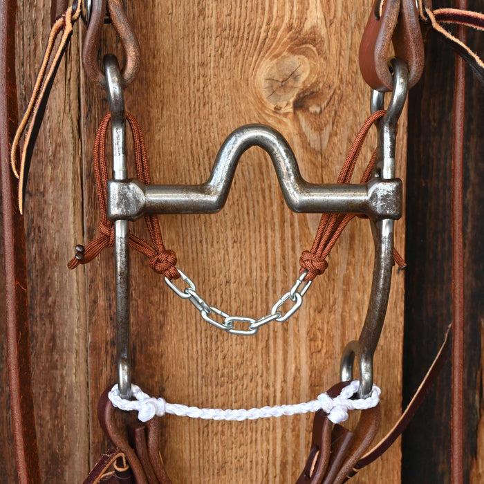 Cow Horse Supply Solid Port Bridle Rig w/All New Leather