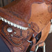 16.5" USED COURT'S TEAM ROPING SADDLE Saddles - Used Courts Saddlery