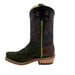 Horse Power Men's Cutter Toe High Noon Military Green Suede Black Western Boot MEN - Footwear - Western Boots Horse Power