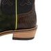 Horse Power Men's Cutter Toe High Noon Military Green Suede Black Western Boot MEN - Footwear - Western Boots Horse Power