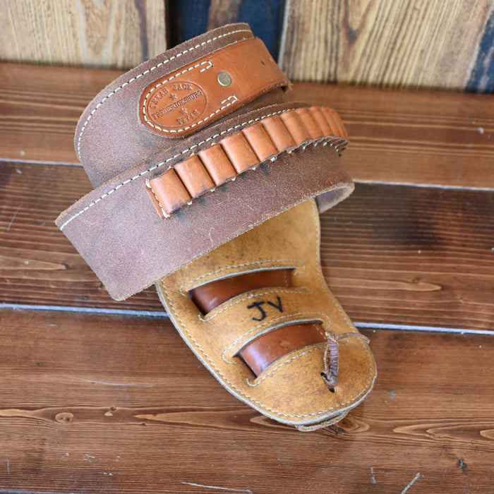 Vintage El Paso Saddlery Holster & Texas Jack Ammo Belt