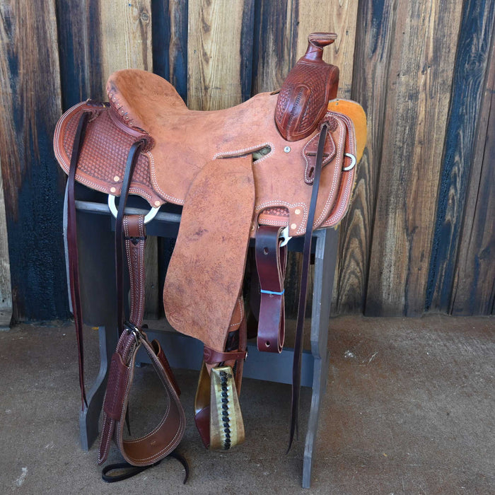 15.5" TESKEY'S STRIP DOWN RANCH SADDLE