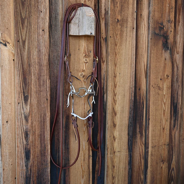 Teskey's Square Port Bridle Rig w/All New Leather