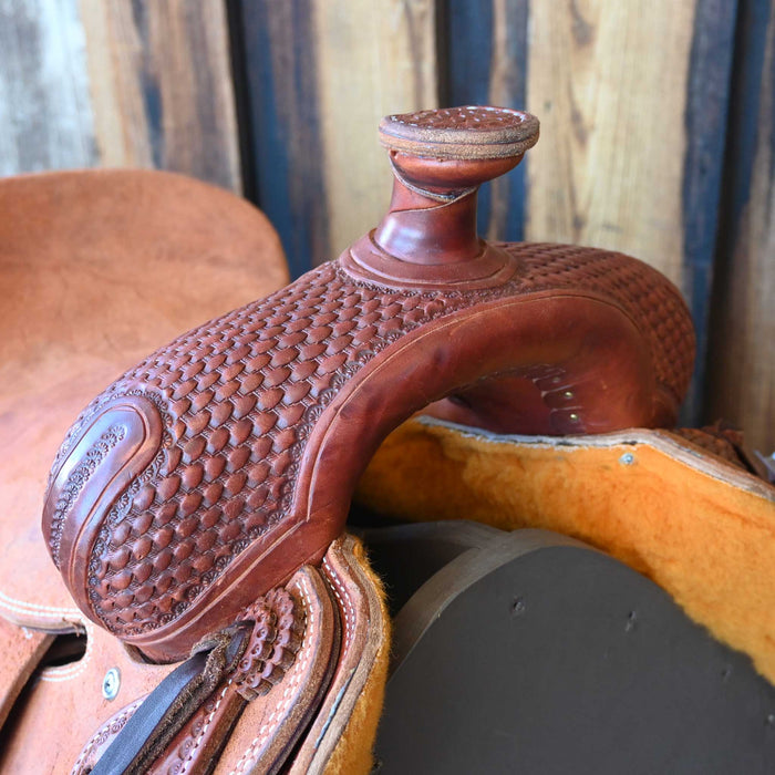 15.5" TESKEY'S STRIP DOWN RANCH SADDLE