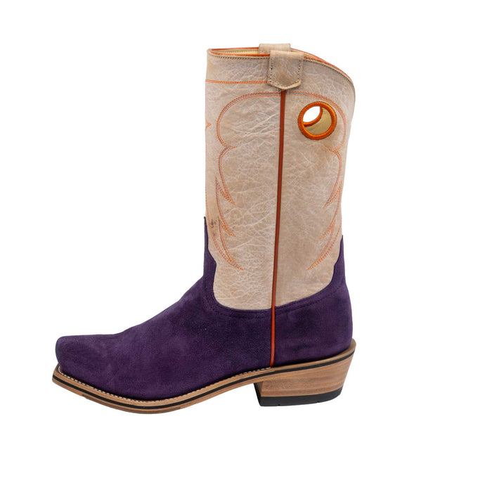 Horse Power Men's Cutter Toe High Noon Purple Suede Western Boot MEN - Footwear - Western Boots Horse Power