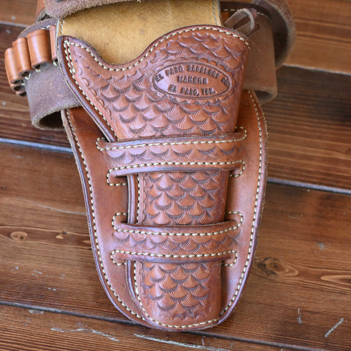 Vintage El Paso Saddlery Holster & Texas Jack Ammo Belt