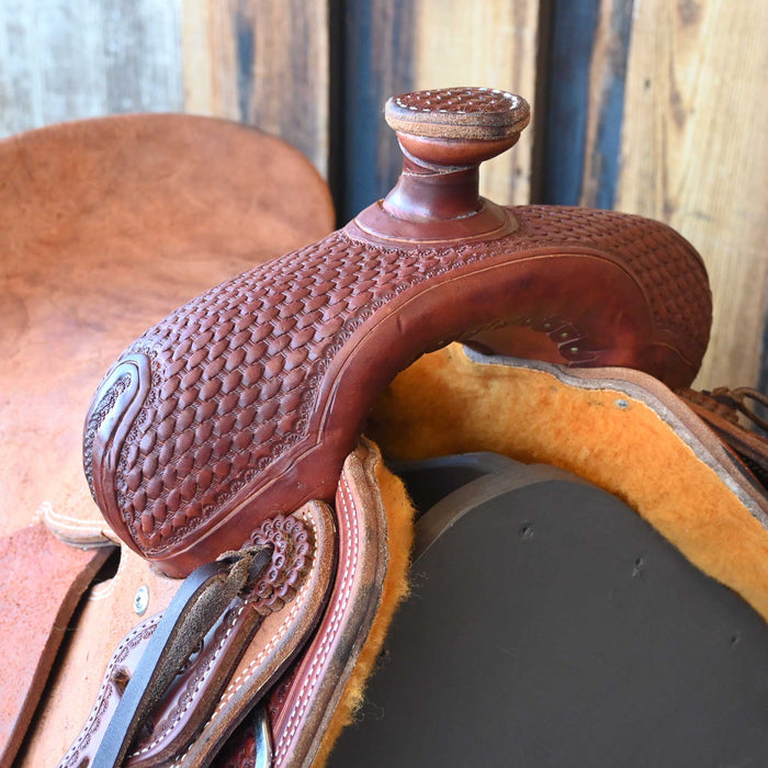 16" TESKEY'S STRIP DOWN RANCH SADDLE