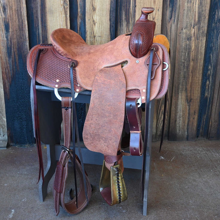 15.5" TESKEY'S STRIP DOWN RANCH SADDLE