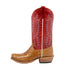 Horse Power Men's Cutter Toe Antique Saddle Full Quill Red Western Boot MEN - Footwear - Exotic Western Boots Horse Power