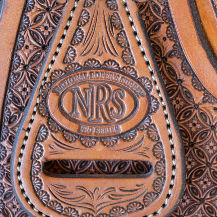14.5" USED NRS TEAM ROPING SADDLE Saddles - Used NRS