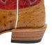 Horse Power Men's Cutter Toe Antique Saddle Full Quill Red Western Boot MEN - Footwear - Exotic Western Boots Horse Power