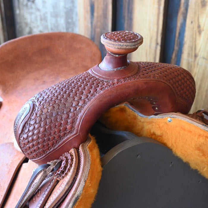15.5" TESKEY'S STRIP DOWN RANCH SADDLE