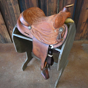 14.5" USED OZARK LEATHER WESTERN SADDLE Saddles OZARK LEATHER