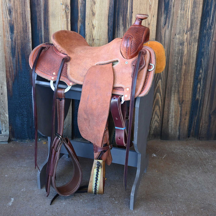 15.5" TESKEY'S STRIP DOWN RANCH SADDLE