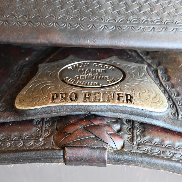 15.5" USED BILLY COOK PRO REINER SADDLE Saddles - Used Billy Cook