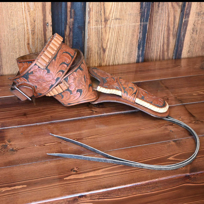 Vintage H.H. Heiser Holster & Ammo Belt