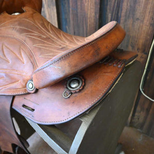 14.5" USED OZARK LEATHER WESTERN SADDLE Saddles OZARK LEATHER