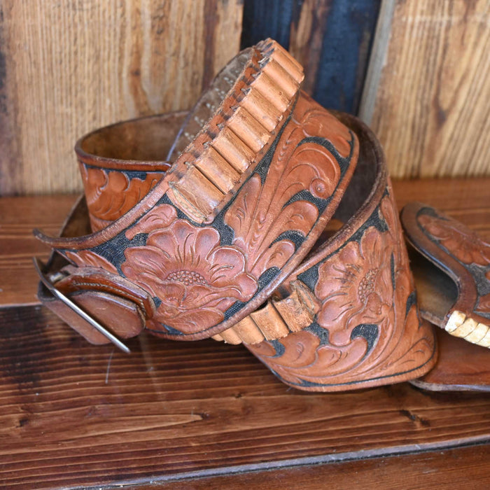Vintage H.H. Heiser Holster & Ammo Belt