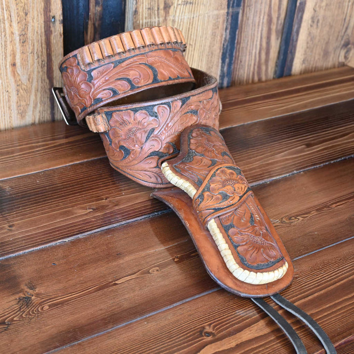 Vintage H.H. Heiser Holster & Ammo Belt