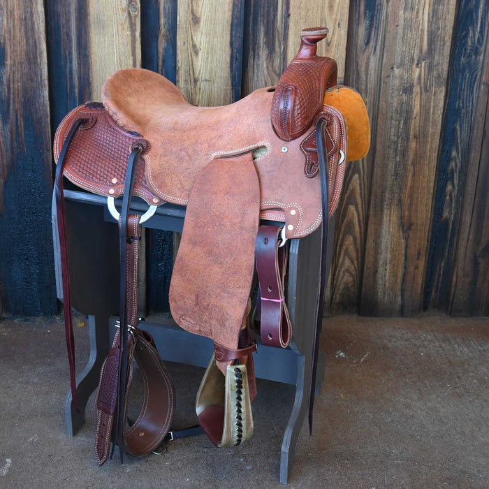 16" TESKEY'S STRIP DOWN RANCH SADDLE
