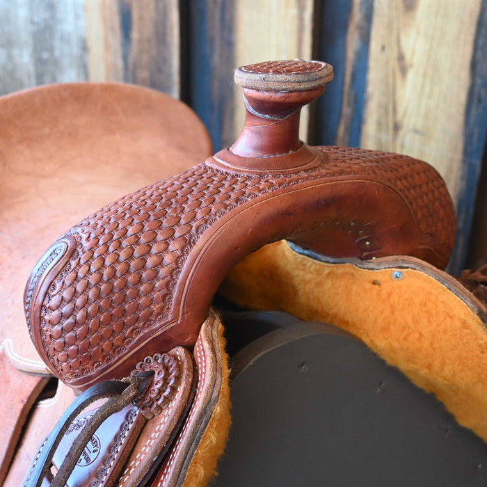 16" TESKEY'S STRIP DOWN RANCH SADDLE