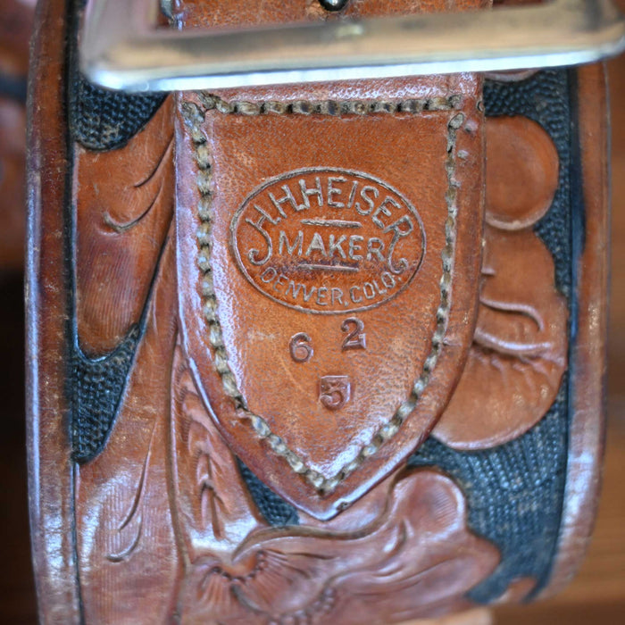 Vintage H.H. Heiser Holster & Ammo Belt