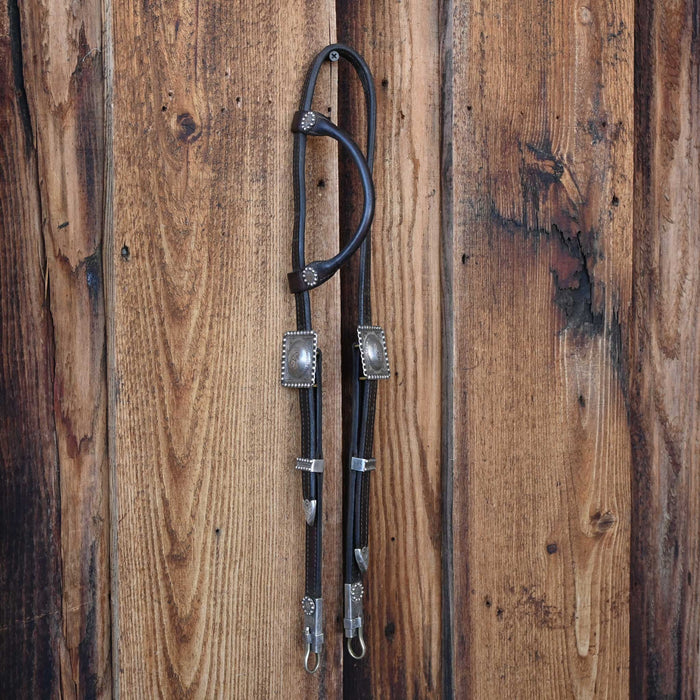 3/4" Single Ear Headstall w/Fleming Hardware