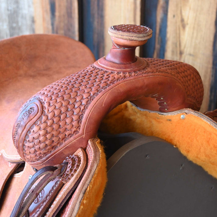 15" TESKEY'S STRIP DOWN RANCH SADDLE
