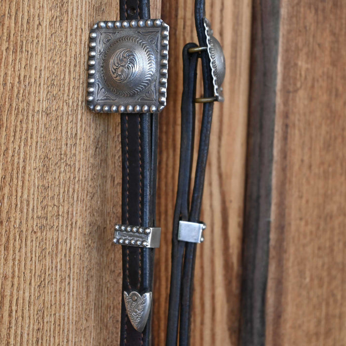 3/4" Single Ear Headstall w/Fleming Hardware