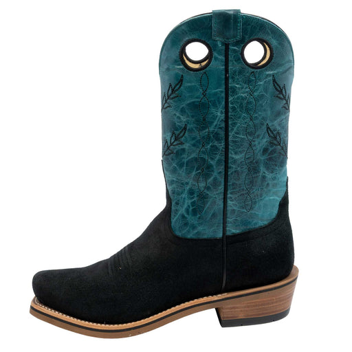Horse Power Men's Cutter Toe High Noon Black Roughout Suede Western Boot MEN - Footwear - Western Boots Horse Power