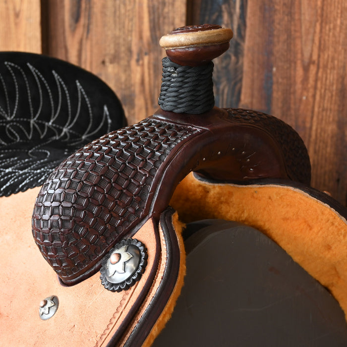 16" PATRICK SMITH TEAM ROPING SADDLE Saddles - New Patrick Smith