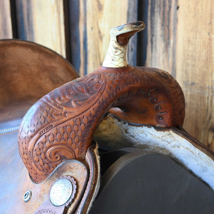 15.5" USED BILLY COOK BARREL SADDLE