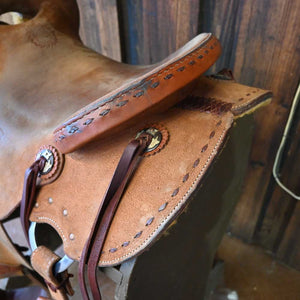 15" USED JEFF SMITH RANCH CUTTER SADDLE