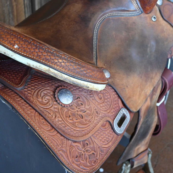 15.5" USED BILLY COOK BARREL SADDLE