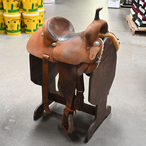 14" USED BARREL SADDLE Saddles - Used SHOPMADE